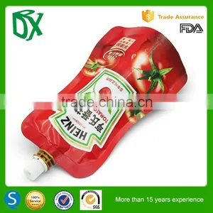 Shopping Online Websites Liquid Stand up Aluminum Foil Custom Screw Cap Pouch Plastic Spout Bags thumbnail-3