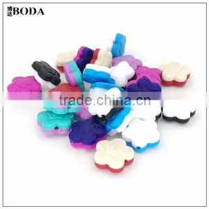Loose Silicone Beads Flower Silicone Beads thumbnail-1