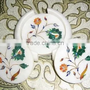 Inlay Marble Coaster thumbnail-1