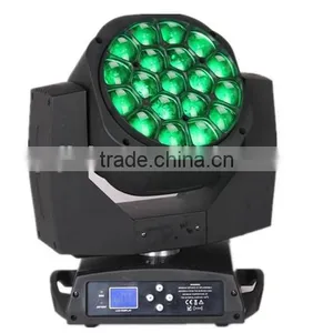 New Professional 19x12w RGBW 4in1 Led Bee Eyes Moving Head Zoom Light Stage Light thumbnail-2