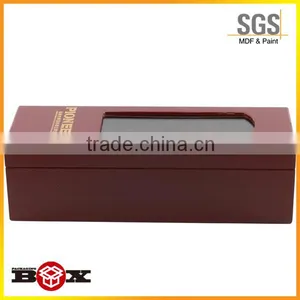 Luxury Hot Sale High Gloss Lacquer Finish Wooden Wine Box With Wine Accessories thumbnail-2