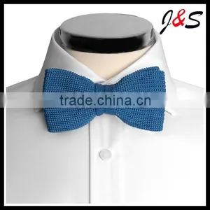 Fashion Silk Knitted Bow Tie Custom Bow Tie In Good QualityKB01 thumbnail-1