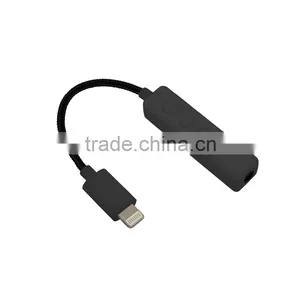 For i Phone 7/7 Plus/6S/5S Light -ning to 3.5mm Aux Cable Adapter With Certificated Light-ning Cable thumbnail-1
