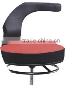 Modern Barber Chairs / Barber Stools With High Quality Chrome Round Bar Base thumbnail-5