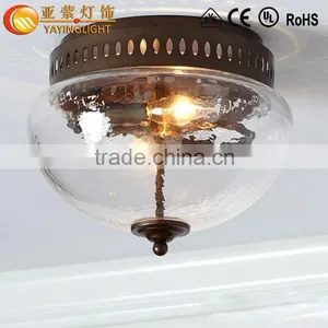 Wrought Iron Glass Industrial Indoor Ceiling Lamps,European Modern Style Wrought Iron Ceiling Lamps thumbnail-1