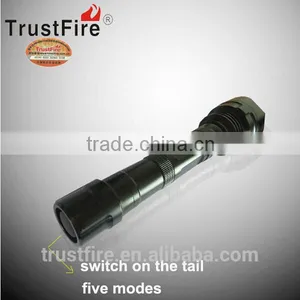 TrustFire 500lm TR-500 Three Cree XP-E Q5 Three Color Red,blue,green Police Security Flashlight thumbnail-1