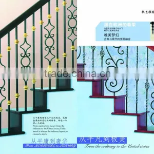Wrought Iron Stair Handrail / Stainless Steel Handrail Bracket for Sale thumbnail-4