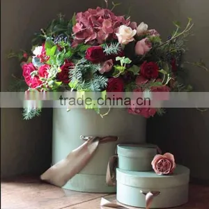 Custom Luxury Cardboard Paper Flower Box With Handle thumbnail-1