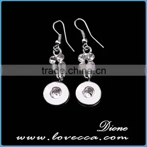 Turkish Fashion Jewelry Wholesale Elegant Silver Women Crystal Earrings thumbnail-2