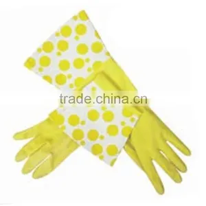 Various Colored Long Sleeves Latex Kitchen Gloves thumbnail-5