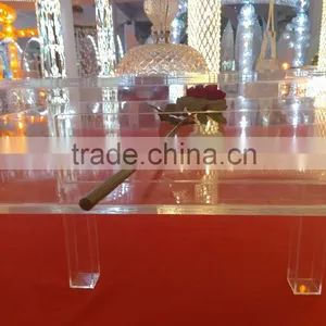2016 Arcylic Wedding Table for Bride and Groom , Wedding Mandap Table thumbnail-5