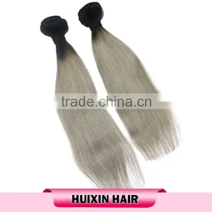 Fashion 2016 Grey Brazilian Hair Virgin Remy Grey Human Hair thumbnail-5