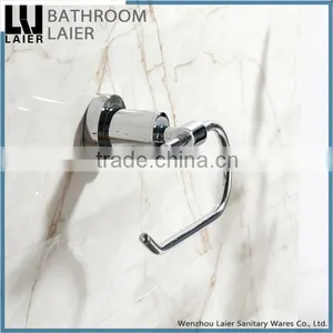 Customized Popular Unique Design Zinc Alloy Chrome Finishing Bathroom Sanitary Items Wall Mounted Toilet Paper Holder thumbnail-3