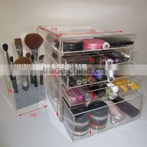 Custom Plexiglass Makeup Organizer thumbnail-1