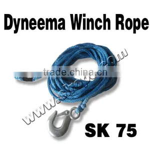 China Supplier High Quality 900kg-1000ton 4x4 Synthetic Dyneema Winch Rope thumbnail-1