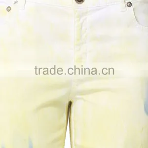Guangzhou Apparel Wholesale Printing Leggings Low Waist Fashion Ladies Printed Cropped Jeans Trousers thumbnail-6