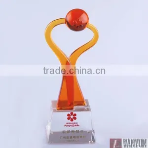 the Latest Crystal Glass Trophy for Enterprise Celebration thumbnail-1