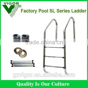 2016 Factory Strong Swimming Pool 2 Step Ladder With Pool Handrail and Stainless Steel Steps thumbnail-4
