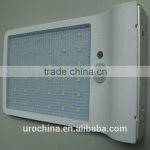2015 Hot 4W Motion Sensor Solar Led Aluminum Garden Wall Lamp thumbnail-1