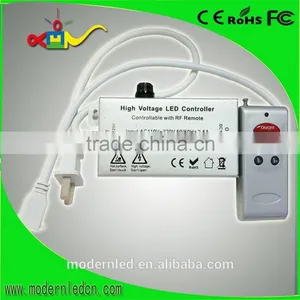 Hot Sale RF Remote AC 220V LED Strip RGB Controller With RF Controller thumbnail-1