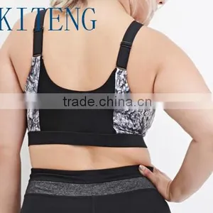 Kiteng 2016 High Quality Plus Size Marble Print Sports Bra Office In United States thumbnail-5