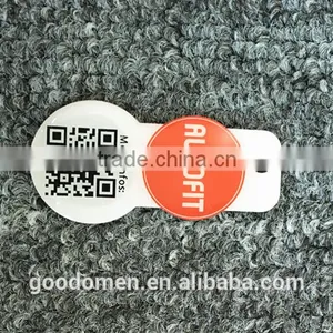 Supermarket Metal Shopping Cart Coin Shopping Token Trolley Coin Keyring With QR Code thumbnail-1
