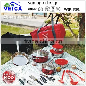 China Export Elegant Shape 33 Pcs Kitchen Queen Cookware thumbnail-2