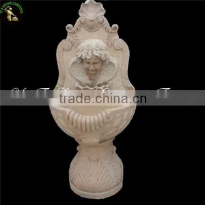 Marble Hand Carved Water Wall Fountain thumbnail-1