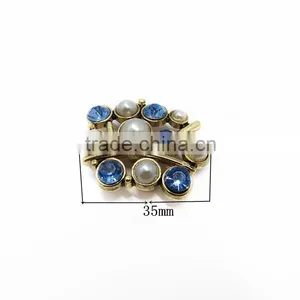 Custom Chinese Diamond Alloy Button For Garment thumbnail-2