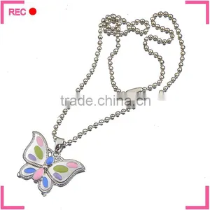 Fancy Ladies Necklaces Design Butterfly Pendant, for Women Latest Model Fashion Necklace thumbnail-2