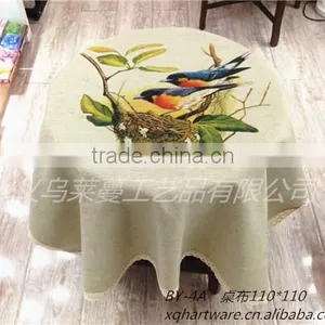 Wholesale Custom Digital Printed Fabric Tablecloths / Table Cloth thumbnail-2