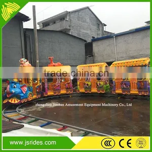 Children Electric Track Train Kids Amusement Ride on Train Sets thumbnail-1