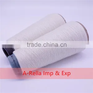 Anti-Pilling,Recycled,Eco-Friendly Feature and Ring Spun Technics Raw White Polyester Yarn 10s/1 thumbnail-6