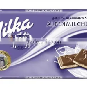 MILKA 100g Alpine Milk Creme Chocolate FMCG Hot Offer thumbnail-1