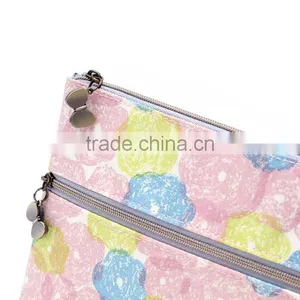 2015 New Printed Small Cotton Canvas Zipper Bag thumbnail-2