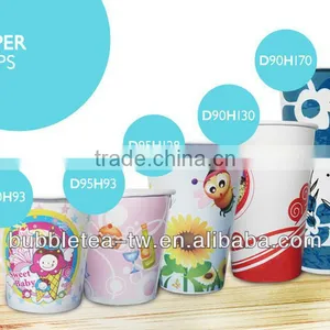 Yogurt Cups, Ice Cream, Hot and Cold Drink Paper Cups thumbnail-1