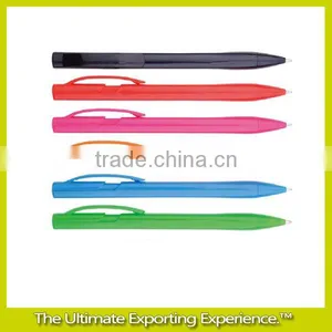 Colored Clip Barrel and Tip Ballpoint Pen thumbnail-1