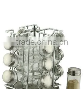 Revolving Stainless Steel Spice Set With 12pcs Bottles thumbnail-1