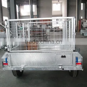 6x4 Fully Weld Galvanized Box Trailer With Cage thumbnail-3
