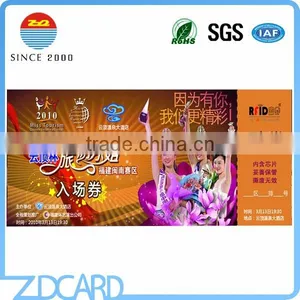 Cusomized Printing 13.56mhz Paper RFID Entrance Ticket thumbnail-5