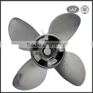 High Precision Cast Carbon Steel Casting 4 Blades Marine Propeller thumbnail-1
