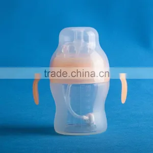 2016 BPA Free Silicone Baby Bottle High Quanlity Nursing Bottle thumbnail-3