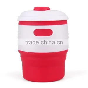 Colorful Soft Non-toxic Collapsible Silicone Mugs for Sublimation thumbnail-3