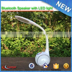 Flexible Neck Touch Sensor Bluetooth Speaker Desk Lamp With 8W LED thumbnail-4