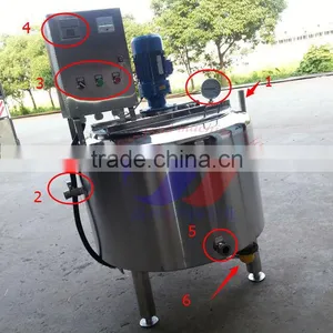 200L Batch Pasteurizer for Yogurt / Cheese / Cream / Tomato Sauce / Chilli Paste Pasteurizer thumbnail-3