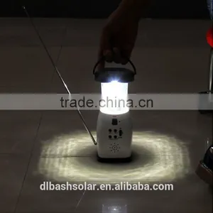 FM Radio Solar Power and Emergency Crank Solar Lantern &solar Charger thumbnail-2