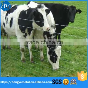 ISO9001 Anping Hot Dipped Galvanized Hinge Join Farm Cow And Sheep Fence Wire Cattle Field Fence Wire thumbnail-4