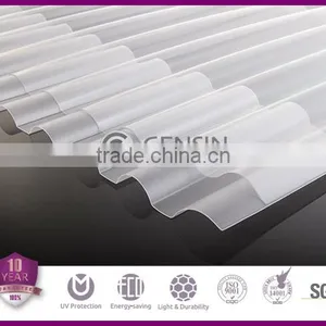 Corrugated Polycarbonate Sheet/corrugated Solid Sheet/corrugeated Roofing Sheet thumbnail-1