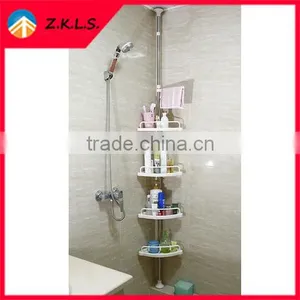 Household Home Wall Shelves Plastic Corner Bathroom Shelves thumbnail-1