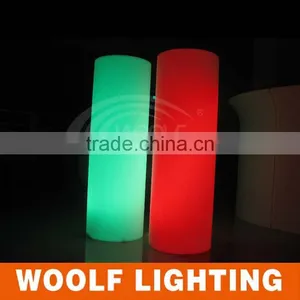 Cylinder Shape RGB 16 Color LED Lighting Glow Pillar thumbnail-5